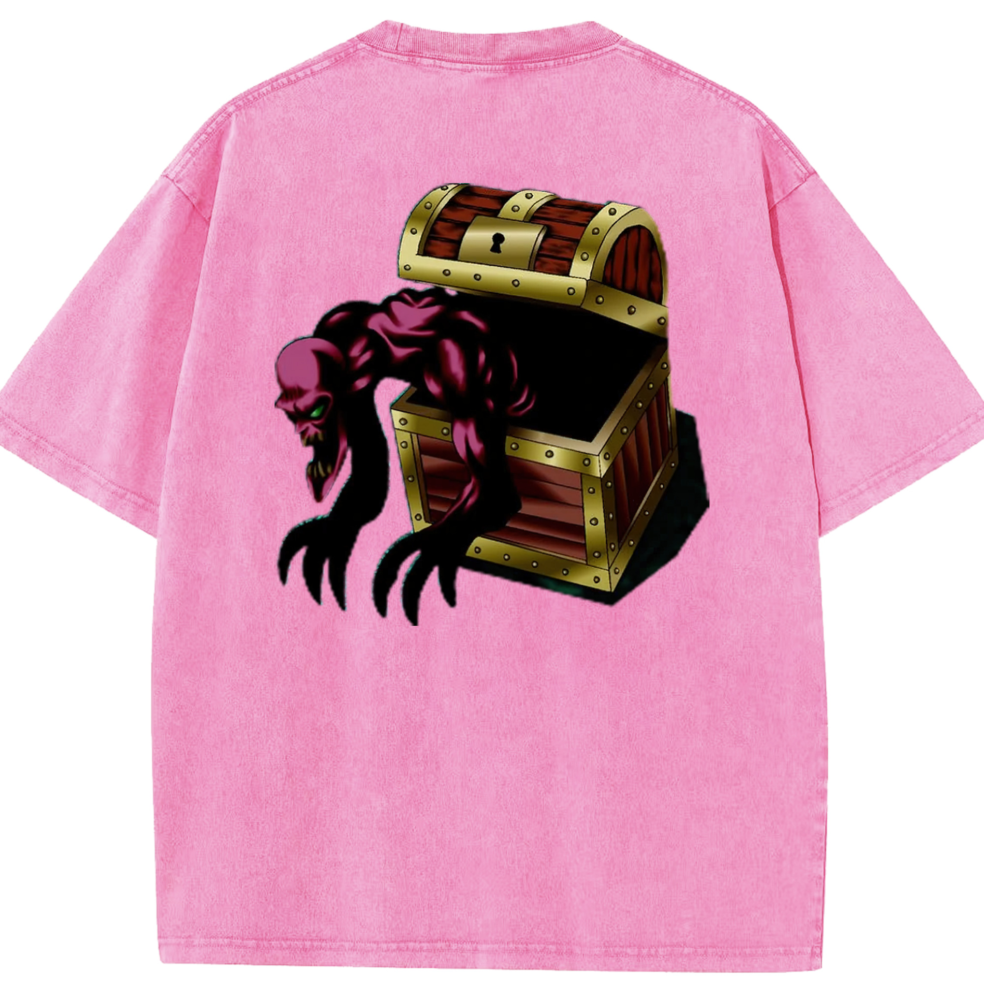 （画像用） 遊☆戯☆王 Yu-Gi-Oh! 綿100% ヴィンテージ風 半袖Tシャツ（背面プリント）
